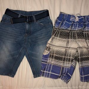 Two pairs of boys shorts